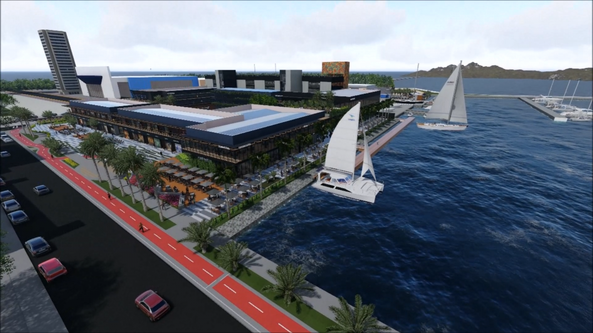 primeiro shopping em Marina