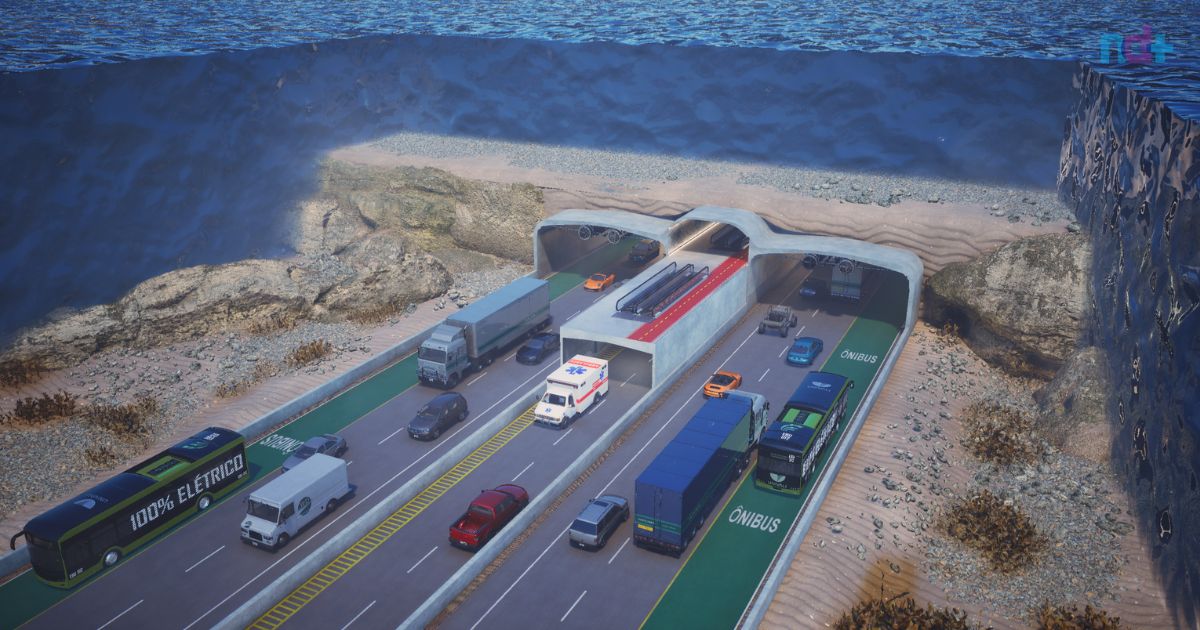 Veja como será passeio pelo túnel submerso entre Itajaí e Navegantes